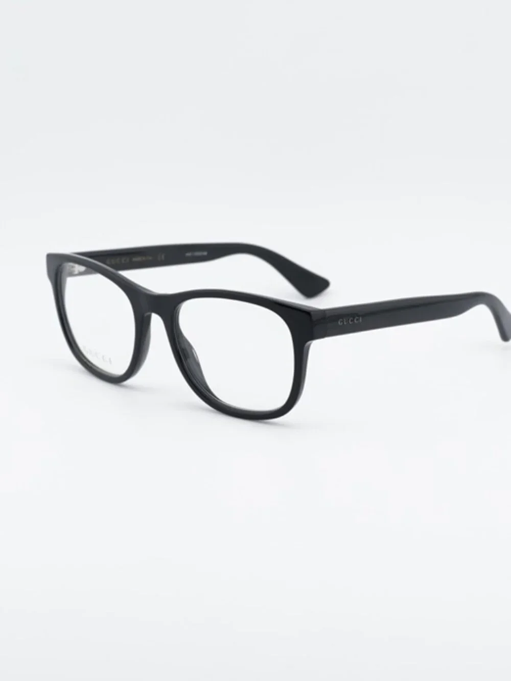 Gucci GG0004O 001 Eyeglasses Black 53mm Square Frame